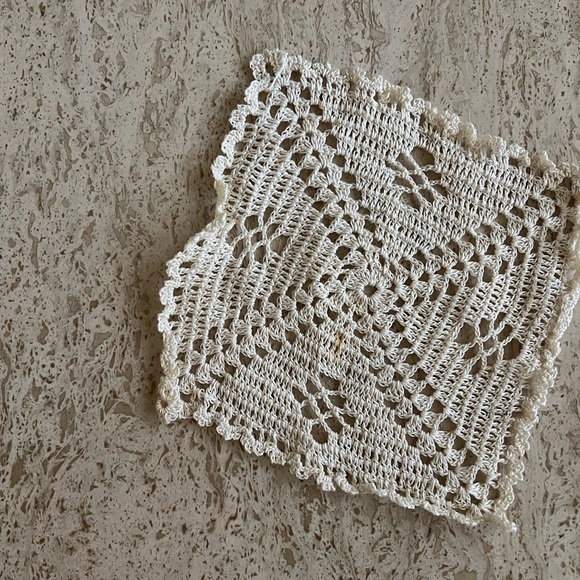 Vintage Handmade Crochet Doily - Picture 5 of 6
